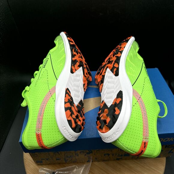 Brooks Draft XC Mens Size 11.5 Track Spikes Green Cross Country Shoes Cleats - Picture 7 of 10